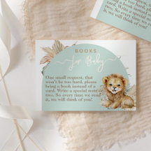 Es ist ein Junge Safari Theme Lion Baby Shower Büc