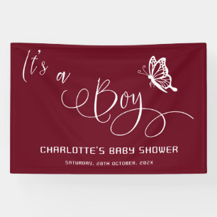 Es ist ein Junge Schmetterling Moderne Minimal Bab Banner