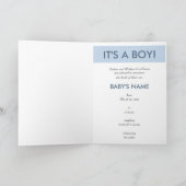 es ist ein Junge! (siehe innen) Ankündigung (Innenseite)