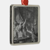 Es ist ein Junge Silbernes Ornament (Rechts)