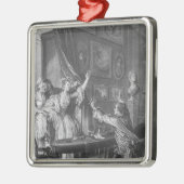 Es ist ein Junge Silbernes Ornament (Links)