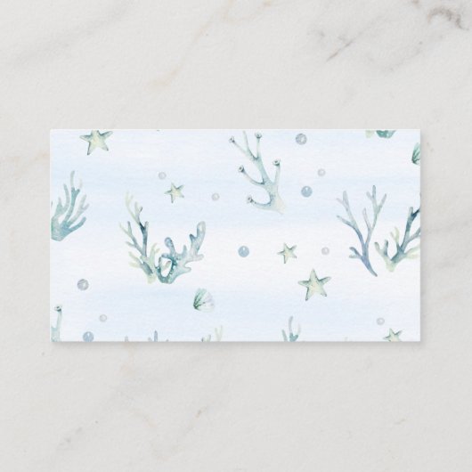 Es ist ein Junge unter dem Seemannsschiff Begleitkarte (Rückseite)