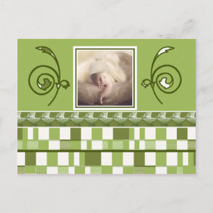 Es ist ein Junge Vintage-Baby-Buggy-Rollstuhl Retr Postkarte