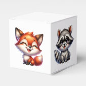 Es ist ein Junge | Woodland Creatures Babydusche Geschenkschachtel (Vorderseite)