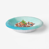 Es ist ein Junge | Woodland Creatures Babydusche Pappteller (Gewinkelt)