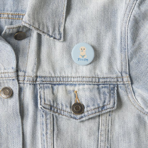 Es ist ein Junge Zitat in Blue Design Button