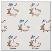 Es ist ein Jungen-Lama! Stoff (Muster)