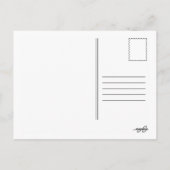 Es ist ein Jungenstorch Ankündigungspostkarte (Rückseite)