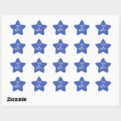 Es ist ein junger Blue Star Sticker (Blatt)