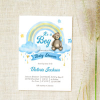 Es ist ein junger Teddybär Regenbogenwolken Babydu