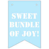 Es ist ein Jungs-Banner Wimpelkette (Erste Fahne)