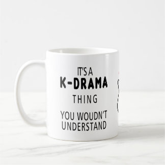 Es ist ein K-DRAMA Ding, das man Kaffee nicht vers Kaffeetasse