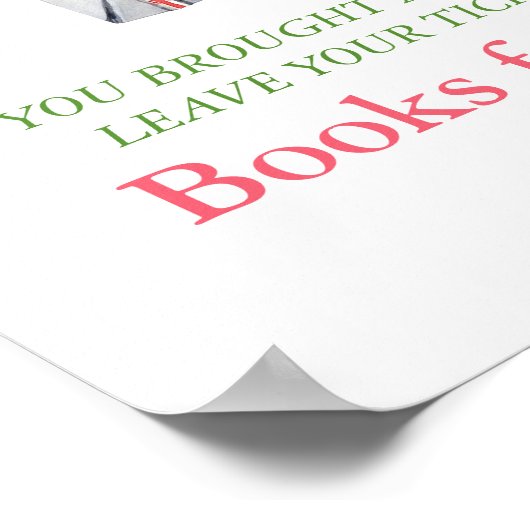 Es ist ein kaltes Outside Winter Girl Book für Bab Poster (Ecke)