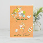 Es ist ein Kind! Karte (Stehend Vorderseite)