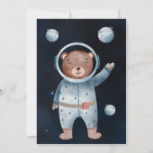 Es ist ein Kinderspielplatz mit Babydusche Einladung (Rückseite)