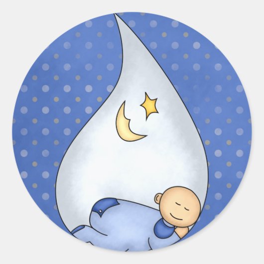 Es ist ein Kindersticker Runder Aufkleber (Vorderseite)