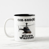 Es ist ein Kiowa! - Kaffee-Tasse Zweifarbige Tasse (Links)