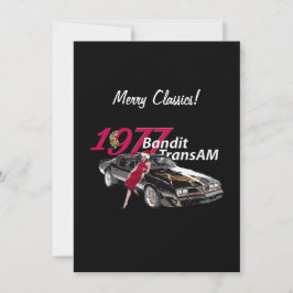 es ist ein klassischer Trans Am Weihnachten 1977! Mitteilungskarte