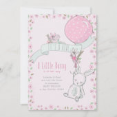 Es ist ein kleines Mädchen mit Balonschwangerschaf Ankündigung (Vorderseite)