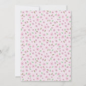 Es ist ein kleines Mädchen mit Balonschwangerschaf Ankündigung (Rückseite)