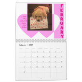 Es ist ein Labrador Welt 12 Monate Kalender (Feb 2027)