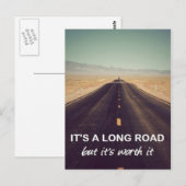 Es ist ein langer Weg, aber er ist es wert Postkarte (Vorne/Hinten)