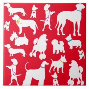 Es ist ein Leben für Hunde Fliese