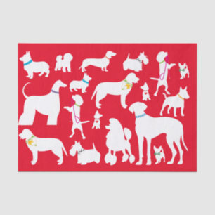 Es ist ein Leben für Hunde Seidenpapier