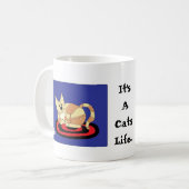 Es ist ein Leben für Katzen Kaffeetasse (Vorderseite Links)