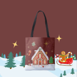 Es ist ein Lebkuchen Weihnachten Tasche