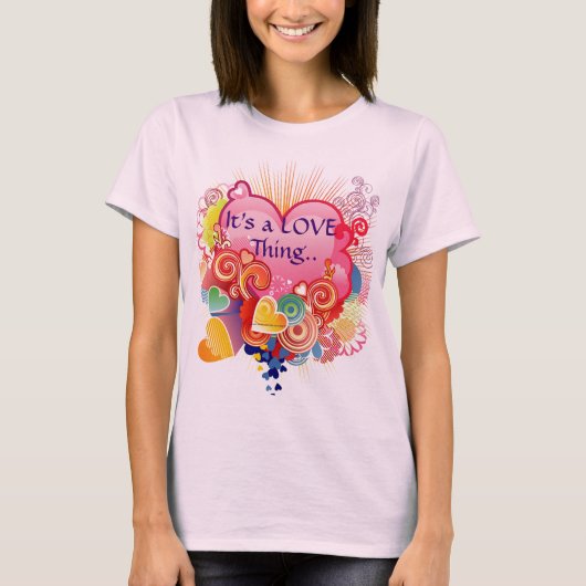 Es ist ein Liebe-Sache-T - Shirt (Vorderseite)