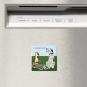 ES"IST EIN LINKS HUND MAGNET (In Situ (Geschirrspüler))