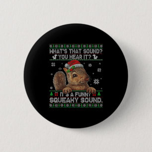 Es ist ein lustiger quietschender Sound Weihnachts Button