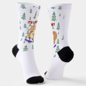 Es ist ein lustiger quietschender Ton Socken (Gewinkelt)