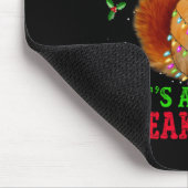 Es ist ein lustiges, quicheaky Sound Weihnachtshör Mousepad (Ecke)