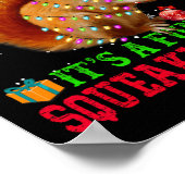 Es ist ein lustiges, quicheaky Sound Weihnachtshör Poster (Ecke)