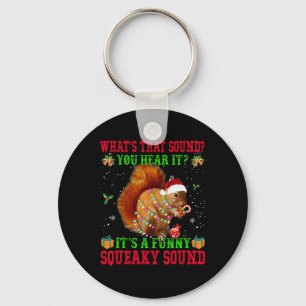Es ist ein lustiges, quicheaky Sound Weihnachtshör Schlüsselanhänger