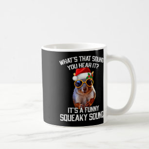 Es ist ein lustiges quietschendes Weihnachts-Squir Kaffeetasse
