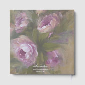 Es ist ein Mädchen 12 x 12" Gästebuch (Rückseite)