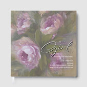 Es ist ein Mädchen 12 x 12" Gästebuch (Vorderseite)