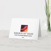 Es ist ein Mädchen! Ankündigung (Rückseite)