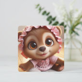 Es ist ein Mädchen! Ankündigung (Stehend Vorderseite)