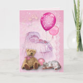 Es ist ein Mädchen! Ankündigung (Vorderseite)