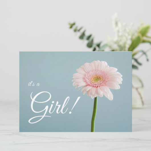 Es ist ein Mädchen! Ankündigung (Stehend Vorderseite)