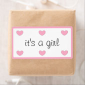 Es ist ein Mädchen Aufkleber von dalDesignNZ (Insitu)