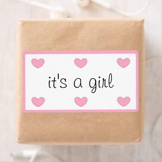 Es ist ein Mädchen Aufkleber von dalDesignNZ (Insitu)