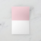 Es ist ein Mädchen-Baby, das Wäscherei Ihnen Dankeskarte (Innenseite)