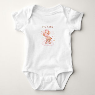Es ist ein Mädchen Baby Strampler