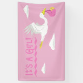 Es ist ein Mädchen! Banner (Vertikal)