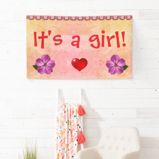 Es ist ein Mädchen! Banner (Insitu)